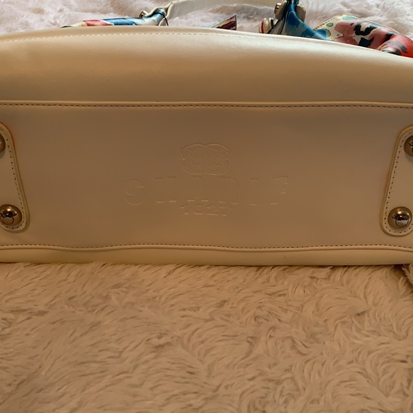 Sharif Genuine Leather Floral Handbag NWT - Picture 7 of 13